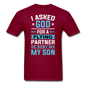 Flying Partner - Son - Unisex Classic T-Shirt - burgundy