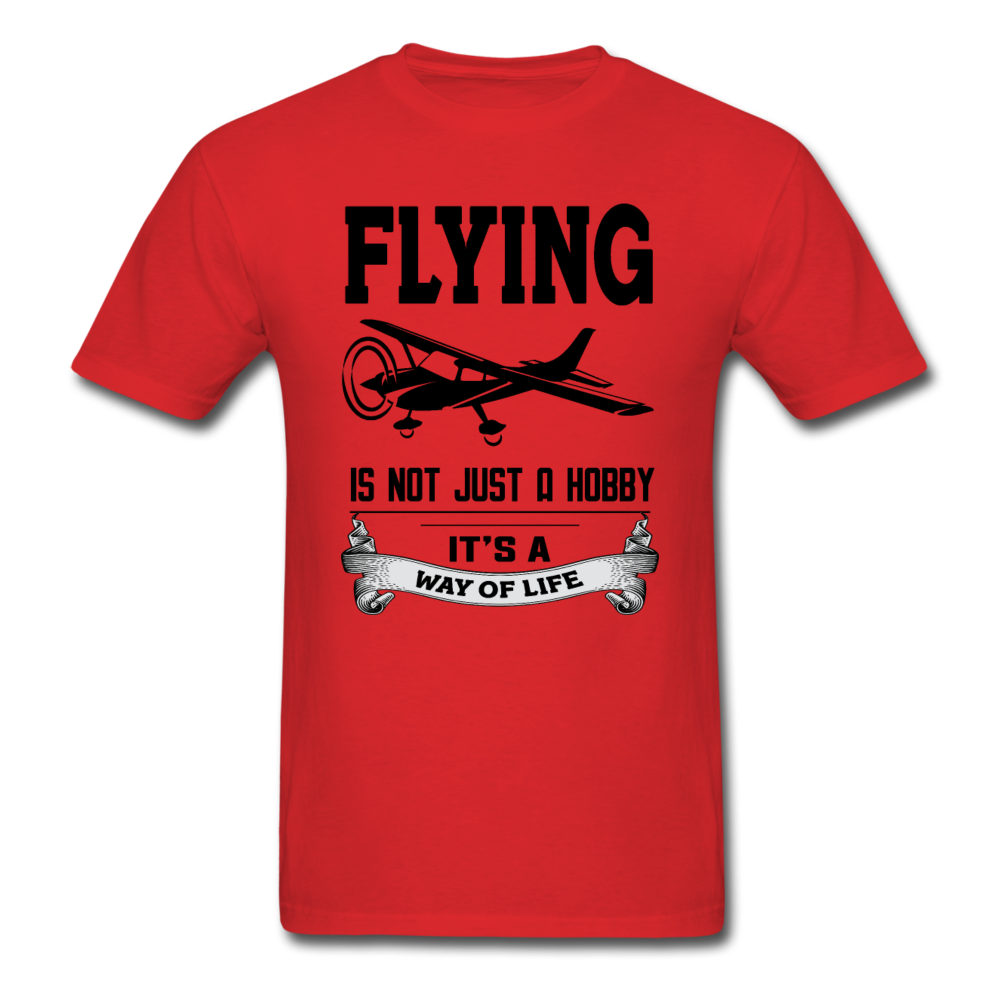 Flying - Way of Life - Black - Unisex Classic T-Shirt - red