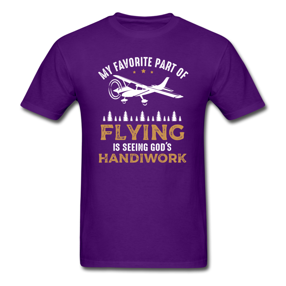 Flying - God's Handiwork - Unisex Classic T-Shirt - purple