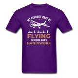 Flying - God's Handiwork - Unisex Classic T-Shirt - purple