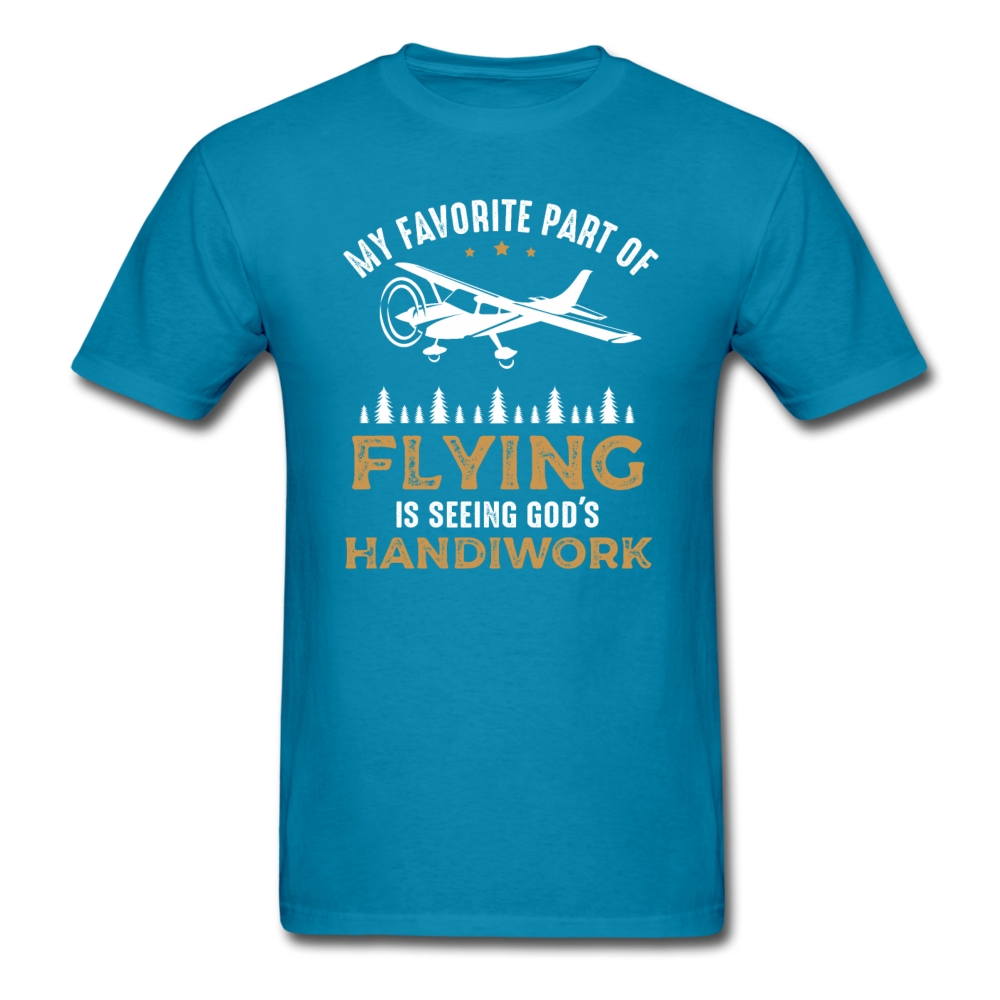 Flying - God's Handiwork - Unisex Classic T-Shirt - turquoise