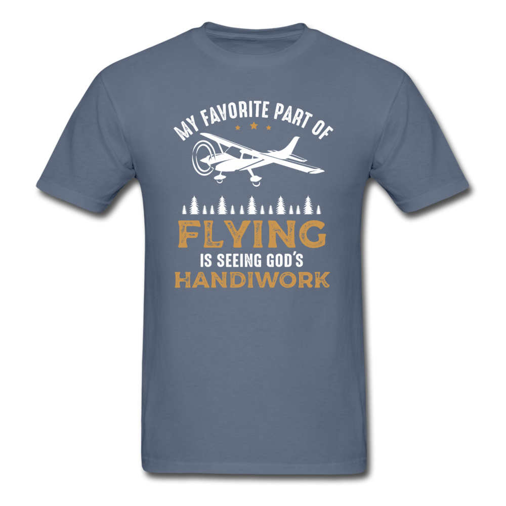 Flying - God's Handiwork - Unisex Classic T-Shirt - denim