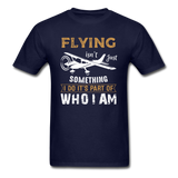 Flying - Who I Am - Unisex Classic T-Shirt - navy