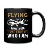 Flying - Who I Am - Full Color Mug - black
