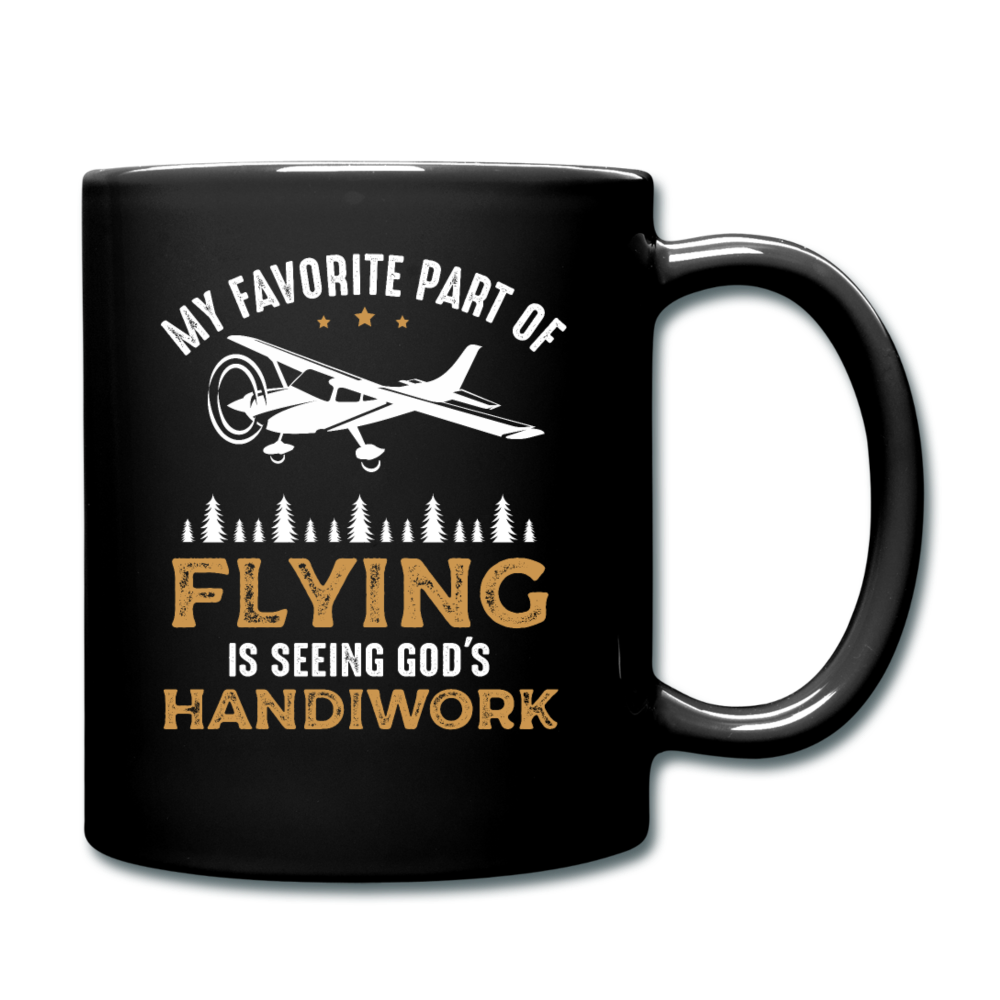 Flying - God's Handiwork - Full Color Mug - black