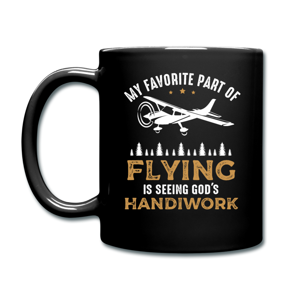 Flying - God's Handiwork - Full Color Mug - black