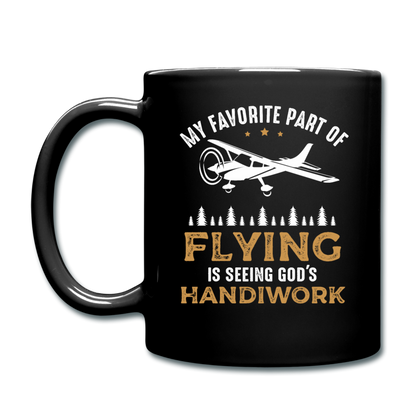 Flying - God's Handiwork - Full Color Mug - black