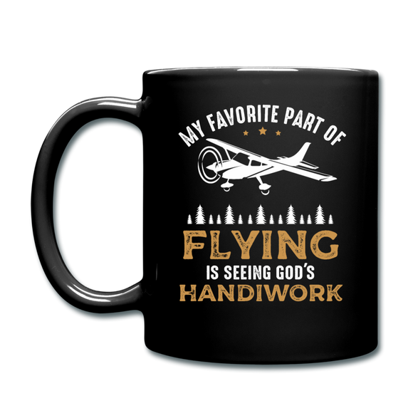 Flying - God's Handiwork - Full Color Mug - black