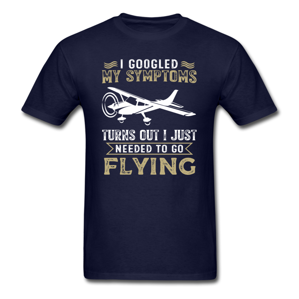 Googled My Symptoms - Flying - Unisex Classic T-Shirt - navy