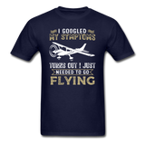 Googled My Symptoms - Flying - Unisex Classic T-Shirt - navy