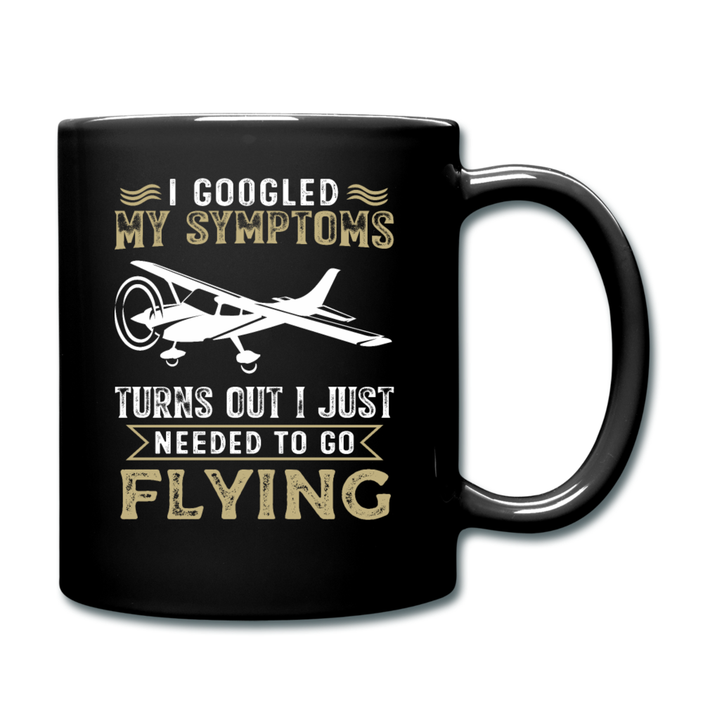 Googled My Symptoms - Flying - Full Color Mug - black