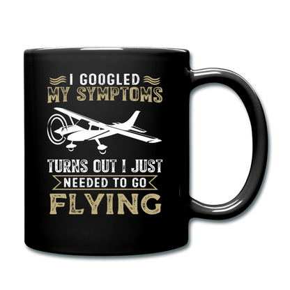 Googled My Symptoms - Flying - Full Color Mug - black