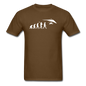 Hang Gliding Evolution - White - Unisex Classic T-Shirt - brown