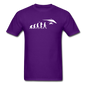 Hang Gliding Evolution - White - Unisex Classic T-Shirt - purple