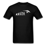 Hang Gliding Evolution - White - Unisex Classic T-Shirt - black
