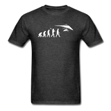 Hang Gliding Evolution - White - Unisex Classic T-Shirt - heather black