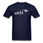 Hang Gliding Evolution - White - Unisex Classic T-Shirt - navy