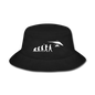 Hang Gliding Evolution - White - Bucket Hat - black