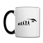 Hang Gliding Evolution - Black - Contrast Coffee Mug - white/black