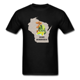 Hike Wisconsin - State - Backpack - Unisex Classic T-Shirt - black