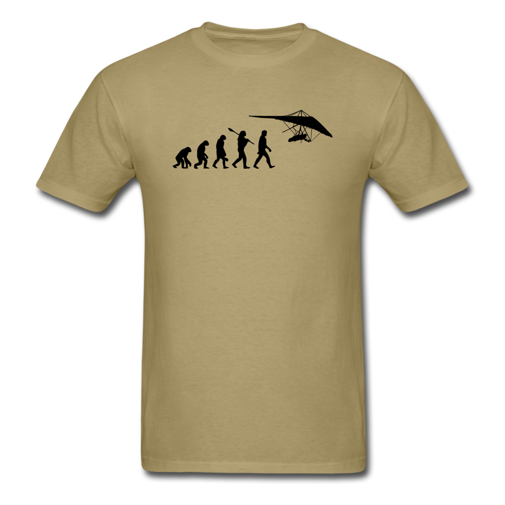 Hang Gliding Evolution - Black - Unisex Classic T-Shirt - khaki