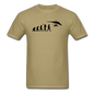 Hang Gliding Evolution - Black - Unisex Classic T-Shirt - khaki