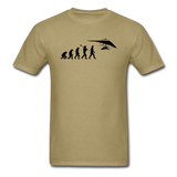 Hang Gliding Evolution - Black - Unisex Classic T-Shirt - khaki