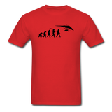 Hang Gliding Evolution - Black - Unisex Classic T-Shirt - red
