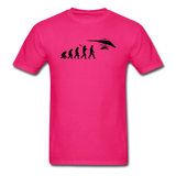 Hang Gliding Evolution - Black - Unisex Classic T-Shirt - fuchsia