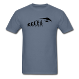 Hang Gliding Evolution - Black - Unisex Classic T-Shirt - denim