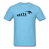 Hang Gliding Evolution - Black - Unisex Classic T-Shirt - aquatic blue