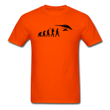 Hang Gliding Evolution - Black - Unisex Classic T-Shirt - orange