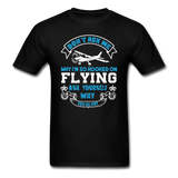 Hooked On Flying - Why Not - Unisex Classic T-Shirt - black