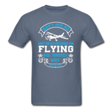 Hooked On Flying - Why Not - Unisex Classic T-Shirt - denim