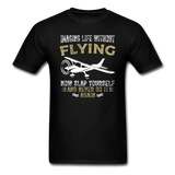 Imaging Life Without Flying - Unisex Classic T-Shirt - black