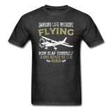 Imaging Life Without Flying - Unisex Classic T-Shirt - heather black
