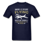 Imaging Life Without Flying - Unisex Classic T-Shirt - navy