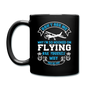 Hooked On Flying - Why Not - Full Color Mug - black