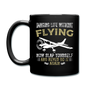 Imaging Life Without Flying - Full Color Mug - black