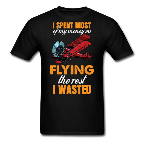 Spent Most Money - Flying - Unisex Classic T-Shirt - black