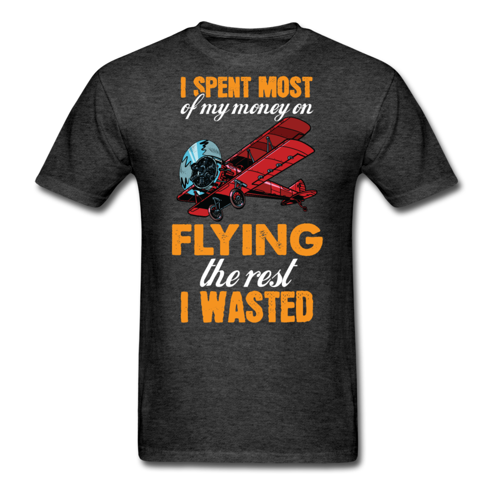 Spent Most Money - Flying - Unisex Classic T-Shirt - heather black