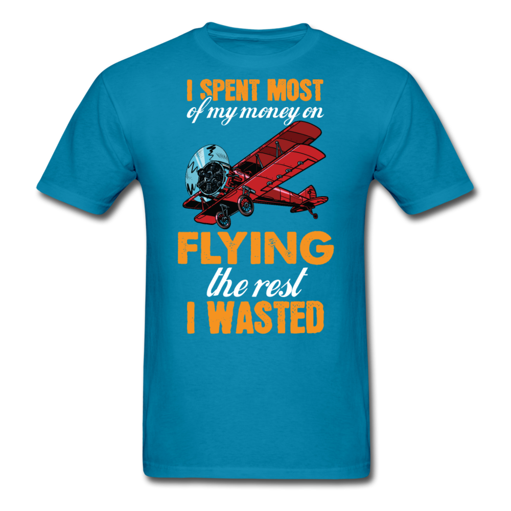 Spent Most Money - Flying - Unisex Classic T-Shirt - turquoise