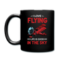 I Love Flying - Life Is Good - Full Color Mug - black