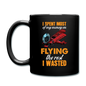 Spent Most Money - Flying - Full Color Mug - black