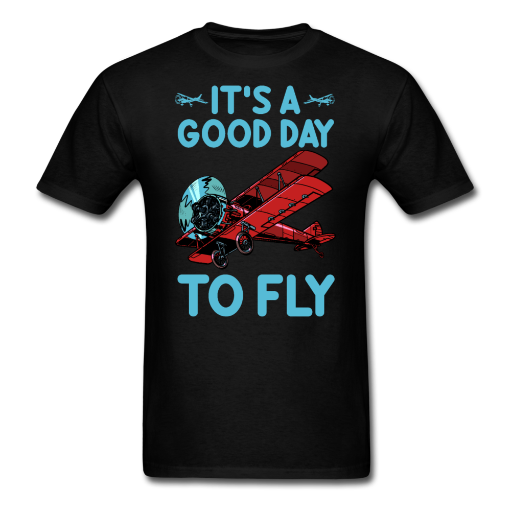 It's A Good Day To Fly - Biplane - Unisex Classic T-Shirt - black