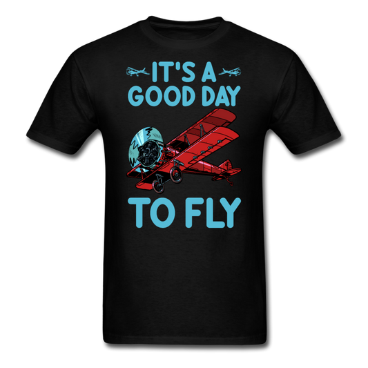 It's A Good Day To Fly - Biplane - Unisex Classic T-Shirt - black