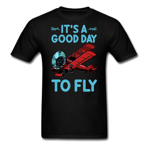 It's A Good Day To Fly - Biplane - Unisex Classic T-Shirt - black