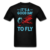 It's A Good Day To Fly - Biplane - Unisex Classic T-Shirt - black