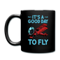 It's A Good Day To Fly - Biplane - Full Color Mug - black