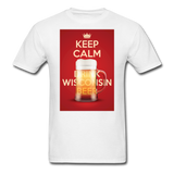 Keep Calm Drink Wisconsin Beer - Unisex Classic T-Shirt - white
